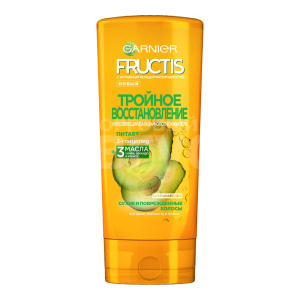 Бальзам для волос Fructis Тройное восстановление для поврежденных и ослаблен, 387 мл