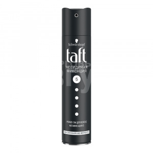 Лак для волос Taft Power Invisible, мегафиксация, 225 мл