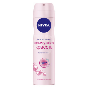 Дезодорант-антиперспирант женский Nivea Жемчужная красота, спрей, 150 мл