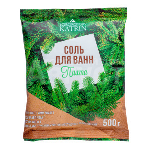 Соль для ванн Laboratory Katrin 12026 Пихта, пакет, 500 г