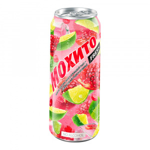 Напиток Мохито Коктейль гранат, безалкогольный, 0,45 л