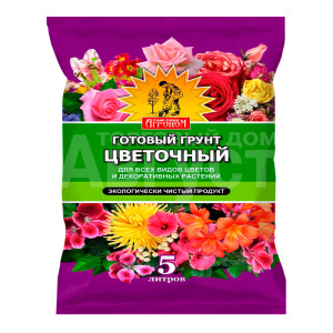 Грунт Сам себе агроном цветочный, 5 л