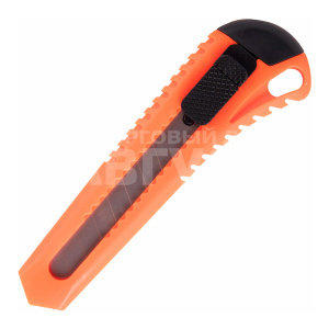 Канцелярский нож Brauberg 230917 Classic,18 мм,с фиксатором,пластик,в ассортименте