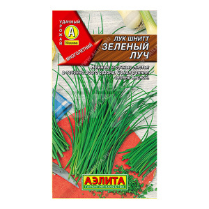 Семена АЭЛИТА лук шнитт Зеленый луч, цп, 0,5 г