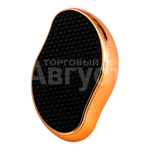 Терка для педикюра AN-01/3 стеклянная, цвет: золотой