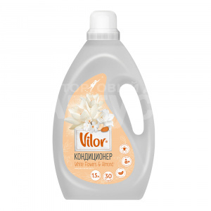 Кондиционер для белья Vilor Миндаль и белые цветы, 1,5 л