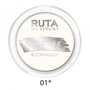 Тени для век Ruta Lifestyle, белоснежный блик, тон 01