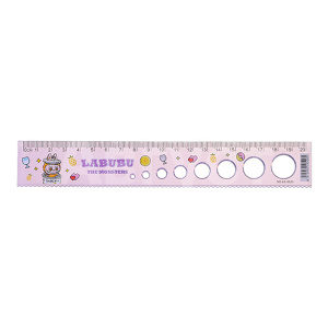 Линейка LB-9520 20 см, Зубастик, пластик, в ассортименте