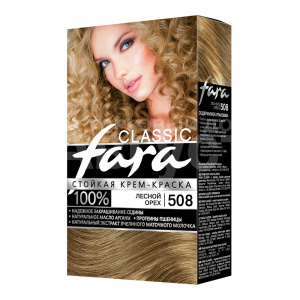 Краска для волос Fara тон 508, лесной орех