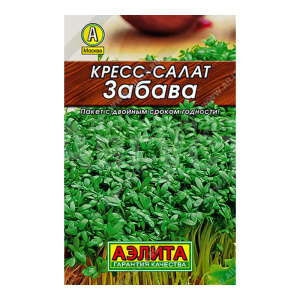 Семена АЭЛИТА Кресс-салат Забава, цп, 1 г