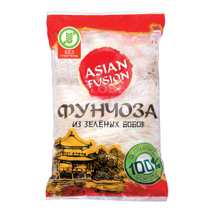 Фунчоза ASIAN FUSION из зеленых бобов быстрого приготовления, 150 г