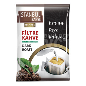 Кофе Istanbul Kahve, натуральный, жаренный, молотый, дрип-пакет, 8 г