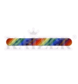 Пилочка маникюрная Kaizer 703035 прямая, абразивная, 180/220, 180 мм