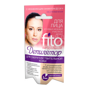 Депилятор Fito с увлажняющим эффектом до 24ч, натуральный, 15 мл