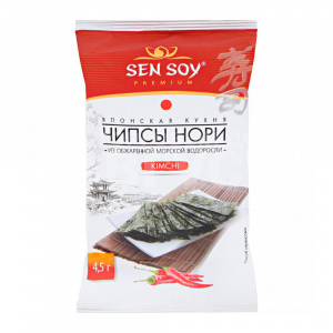 Чипсы Sen Soy нори Кимчи, 4,5 г