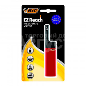 Зажигалка BIC EZ Reach J38 Wand Б1, бытовая