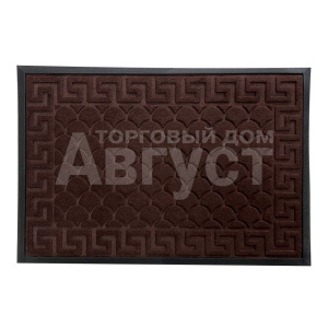 Коврик дверной 11409 влаговпитывающий, Афины 60*90 см, основание: резина,лицевая сторона - полиэстер