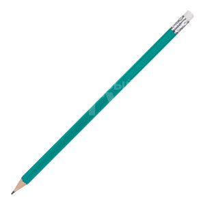 Карандаш чернографитный Brauberg 181326 Grass с резинкой, пластик, коруса зеленый
