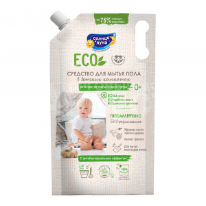 Чистящее средство Солнце и Луна Eco для детских комнат, дой-пак, 1 л