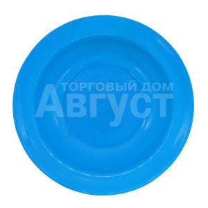 Тарелка глубокая TP-01 пластиковая, пластмасса, синяя, 1 шт