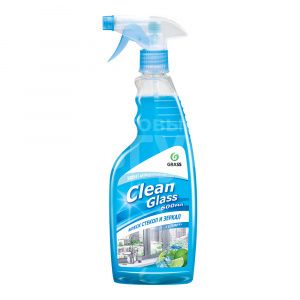 Чистящее средство Grass Clean Glass, для стекол Голубая лагуна, курок, 600 мл