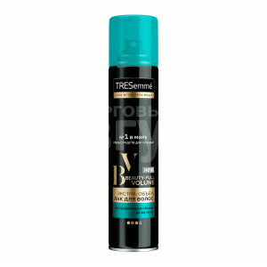 Лак для волос Tresemme Beauty-full Volume для создания объема, экстрасильная фиксация, 250 мл