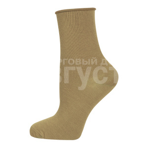 Носки женские Oemen FD-5 хлопковые, без резинки, размер 23, хаки