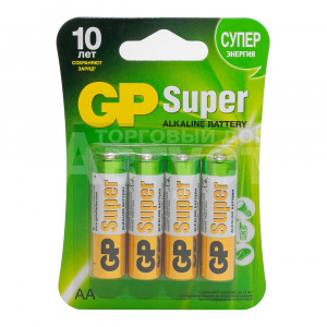 Батарейка Greenini Professional Super LR 06 BL4, 4 шт блистер