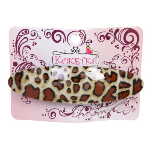 Заколка-автомат для волос 656-053 Lady Collection Сафари, 9 см, микс