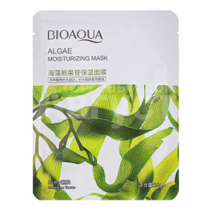 Маска для лица Bioaqua тканевая. для лица увлажняющая, с морскими водорослями, 25 г