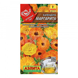 Семена цветов АЭЛИТА Календула Маргарита, цп, 0,3 г
