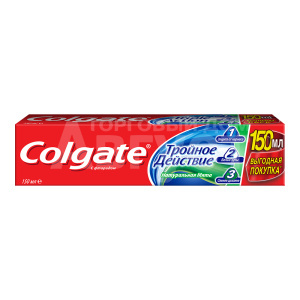 Зубная паста Colgate Triple Action, 150 мл
