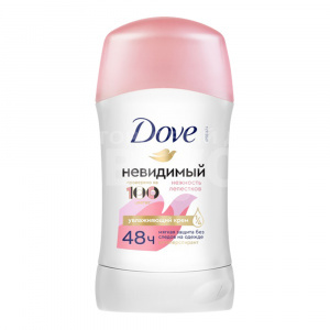 Дезодорант женский Dove Невидимый Нежность лепестков, стик, 40 мл