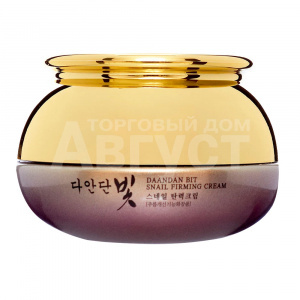 Крем для лица Jigott Daandan Bit Snail Firming Cream Увлажняющий с муцином улитки, 50 мл