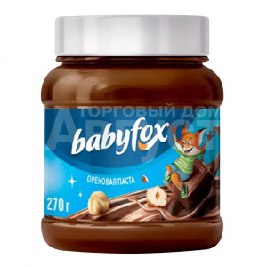 Паста Babyfox шоколадно-ореховая, 270 г