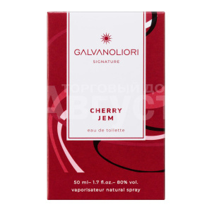 Туалетная вода Galvanoliori Signature Cherry Jem, аромат-сладость, женская, 50 мл