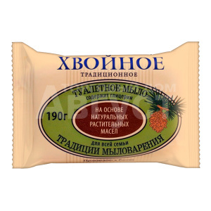Мыло туалетное Традиционное Хвойное, 150 г