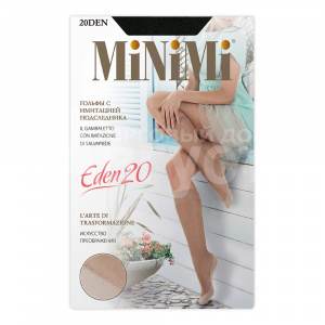 Гольфы капроновые Minimi Mini EDEN 20 den, Nero, 1 пара