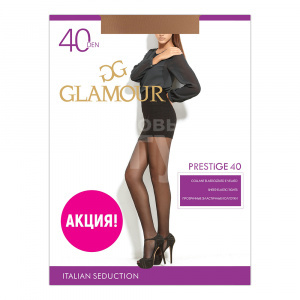 Колготки Glamour Prestige 40 den, miele (светлый загар) 5