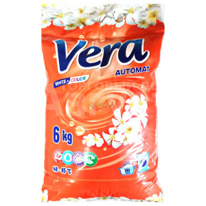 Стиральный порошок Vera автомат, универсальный, красный пакет, 6 кг