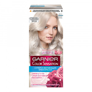 Краска для волос Garnier Color Sensation Роскошный цвет тон 910, дымчатый ультаблонд