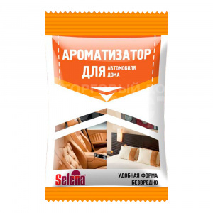 Освежитель для поглощения запаха в дом и авто Селена 7г