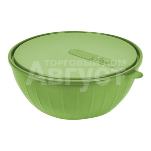 Салатник Sugar&Spice SE186811050 Vanilla, с крышкой, пластик, фисташка, 5 л