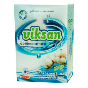 Стиральный порошок Viksan Хлопок, для белого белья, автомат, 400 г