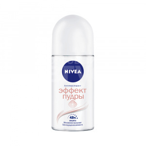Дезодорант-антиперспирант женский Nivea Эффект пудры, ролик, 50 мл