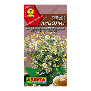 Семена цветов АЭЛИТА ромашка аптечная Айболит, цп, 0,2 г
