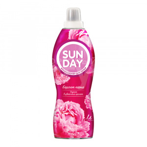 Кондиционер для белья Sunday Бархат пиона, 1 л