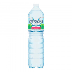 Вода негазированная Сенежская пластиковая бутылка, 1,5 л