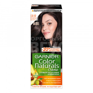Краска для волос Garnier Color Naturals тон 3.12, Ледяной темный шатен