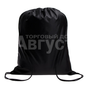 Канц Calligrata Мешок для обуви,однотонный,на шнурке,черный 49*41 см